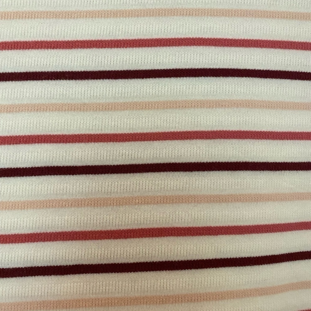 Talbots bateau pullover top. Size Large.  Long sleeves. White with stripes. - Picture 9 of 10